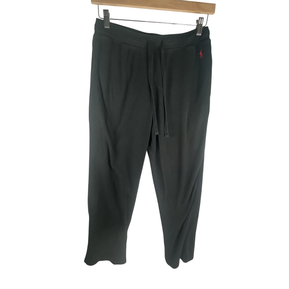 Polo Ralph Lauren Pajama Pants Mens Large Gray Waffle Knit Sleepwear Lounge
